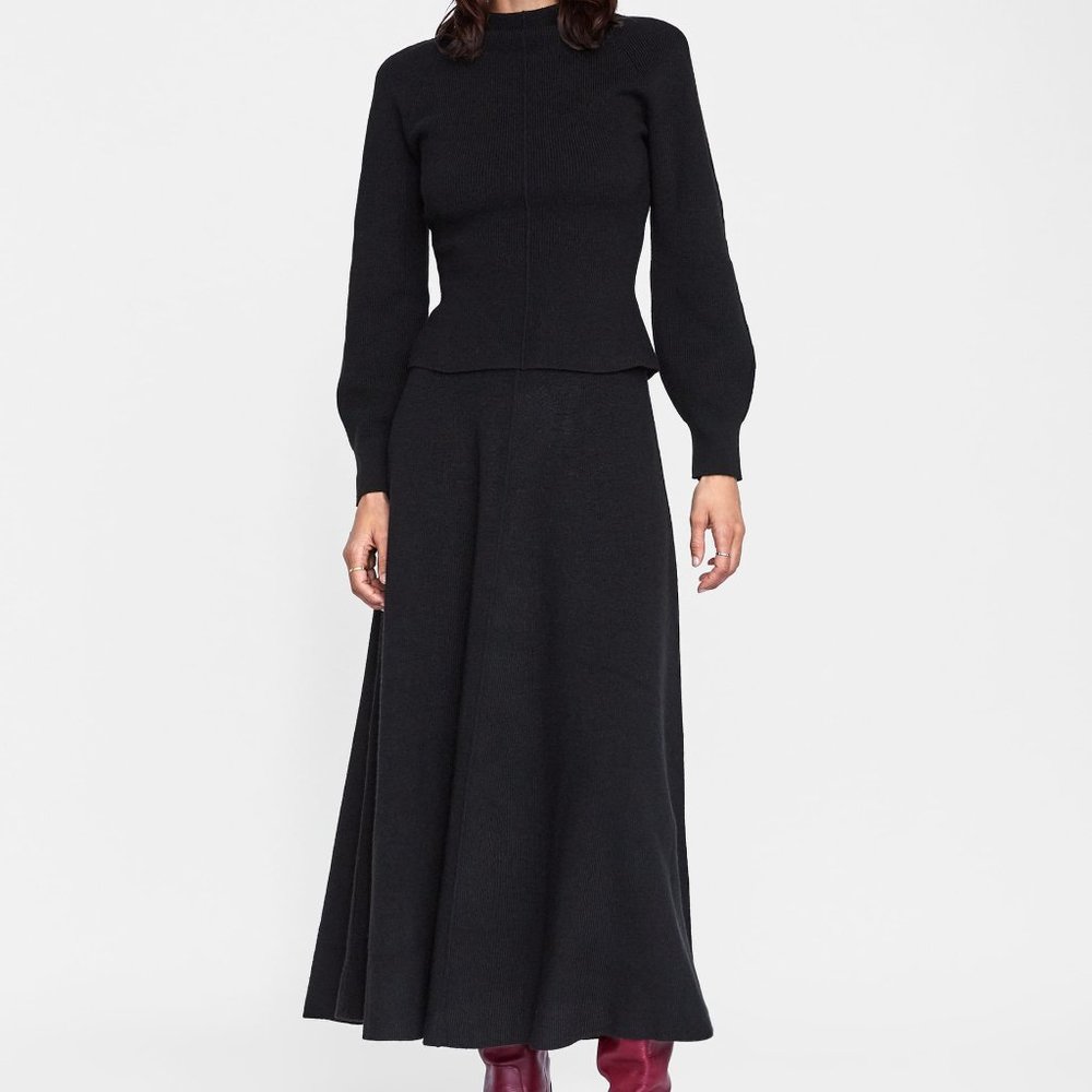 MWT ZARA MINIMAL COLLECTION PUFF SLEEVE SWEATER - Picture 4 of 7